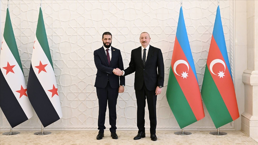 Suriye Cumhurbaşkanı Şara, Azerbaycan’da | TIME-BALKAN