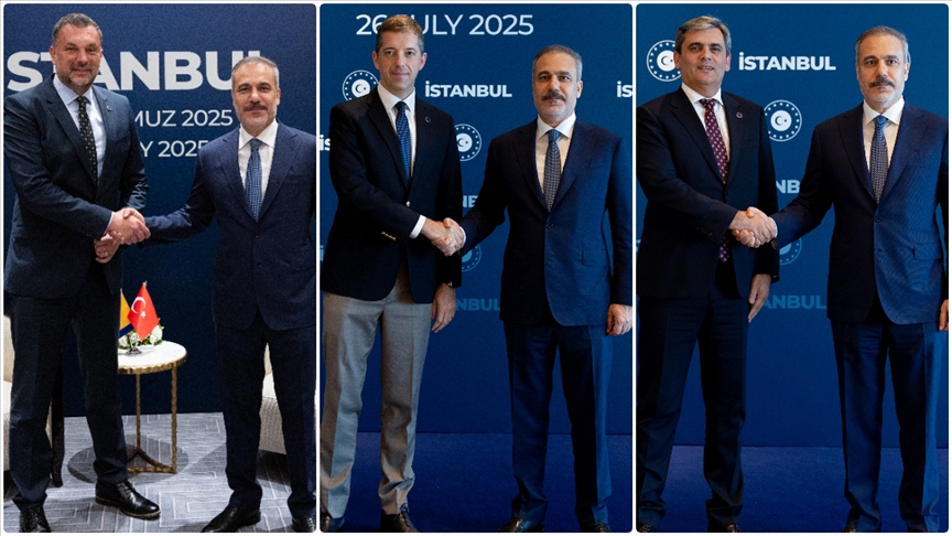 Dışişleri Bakanı Fidan, İstanbul’da Balkan ülkelerinden mevkidaşlarıyla görüştü