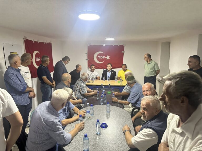 TDP Genel Başkanı Zeynula, Plasnitsa’da gurbetçilerle buluştu