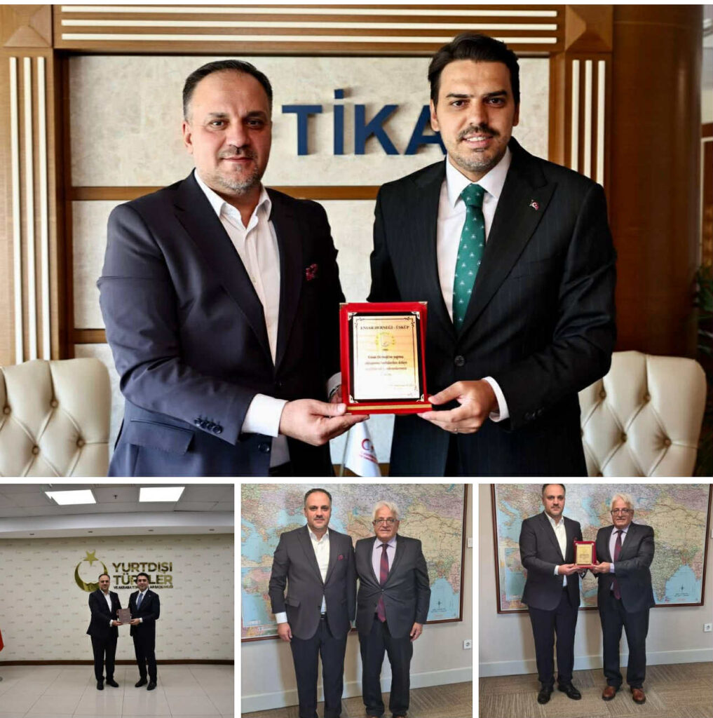 Ensar Derneği Başkanı Baki, Ankara’da ziyaretlerde bulundu