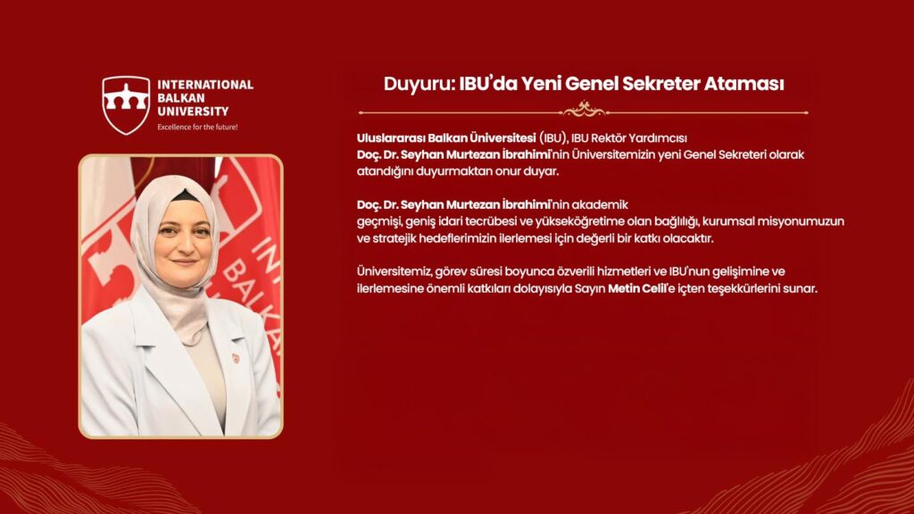 IBU’da görev değişimi | TIME-BALKAN