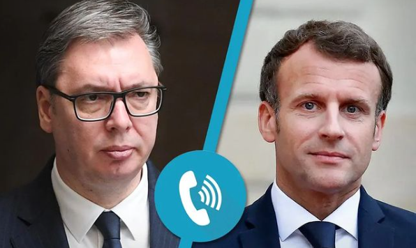Macron, Sırbistan Cumhurbaşkanı Vucic ile telefonda görüştü