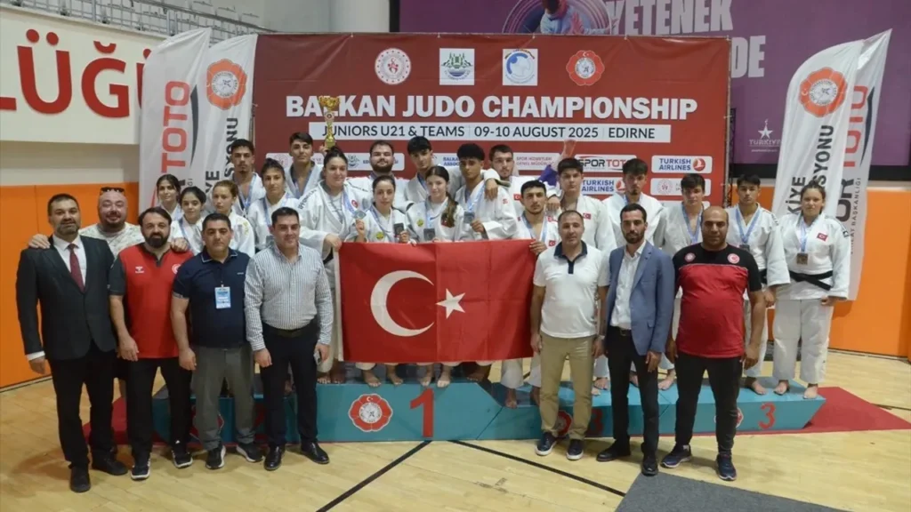 Edirne’de 21. Yaş Altı Balkan Judo Şampiyonası Sonuçlandı