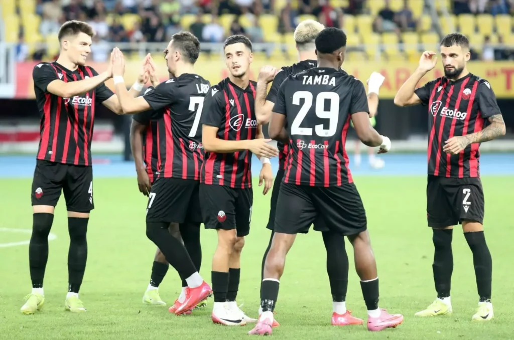 Shkëndija, Ludogorets’i mağlup ederek Avrupa Ligi için ilk adımı attı