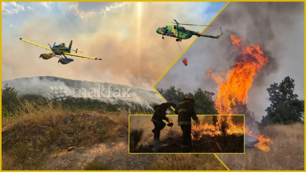 Makedonya Genelinde 18 Yangın: 17’si Söndürüldü, 1’i Kontrol Altında