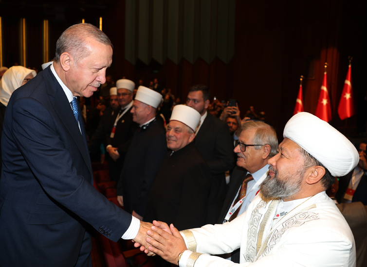 Reisul Ulema, Ankara’da Peygamber Efendimiz (s.a.v.)’in Doğum Günü Münasebetiyle Düzenlenen Merasimde Yer Aldı