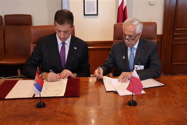 Katar ile Sırbistan arasında mutabakat zaptı imzalandı