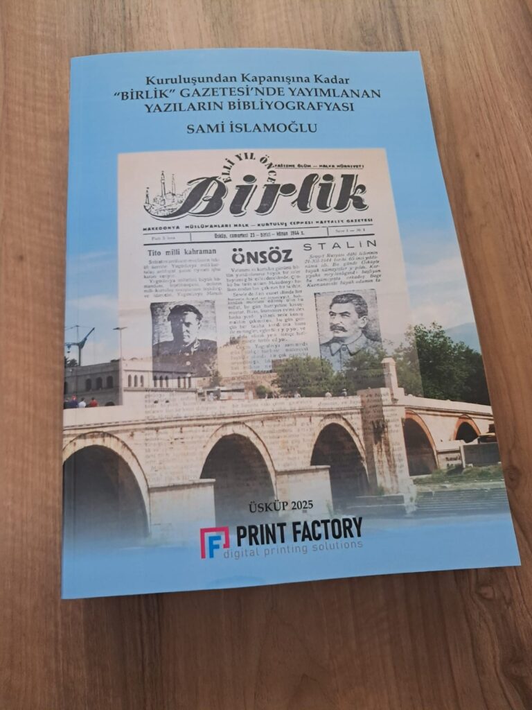 Sami İslamoğlu’nun “Birlik” Gazetesi üzerine 900 sayfalık bibliyografya kitabı yayımlandı