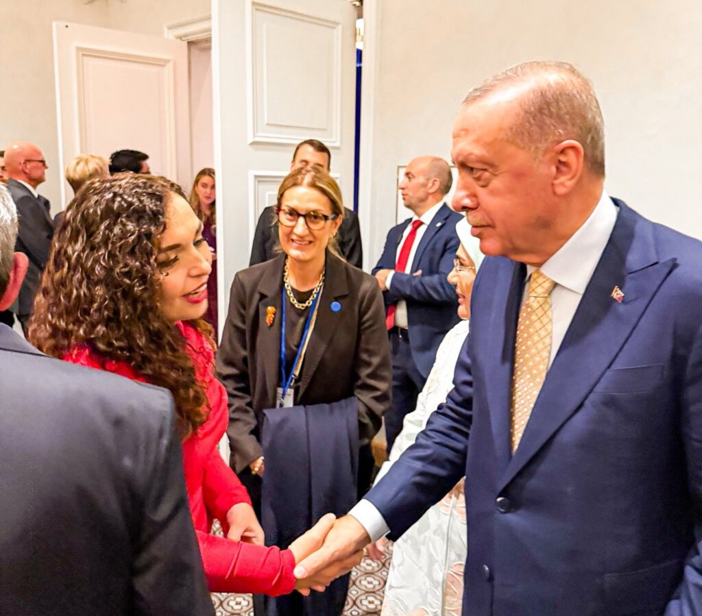 Kosova Cumhurbaşkanı Osmani, Türkiye Cumhurbaşkanı Erdoğan ile görüştü