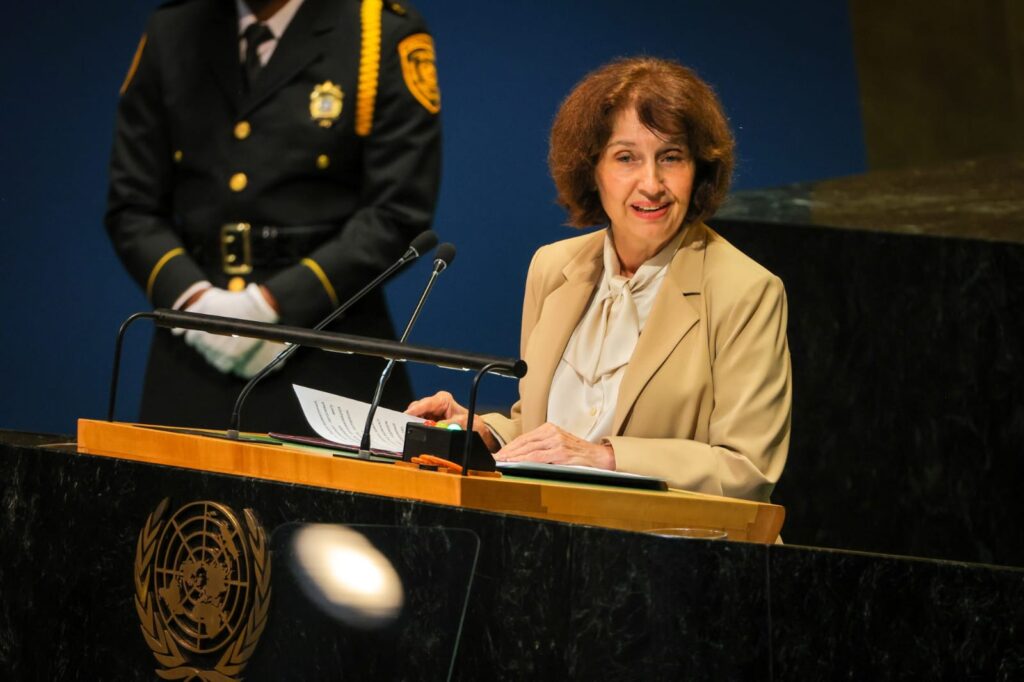 Cumhurbaşkanı Siljanovska Davkova BM Genel Kurulu’na hitap etti