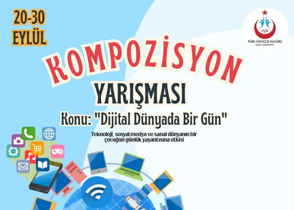 TGK’dan “Dijital Dünyada Bir Gün” konulu kompozisyon yarışması