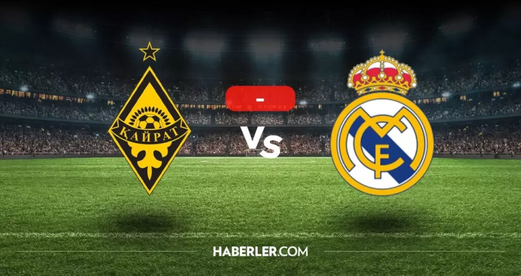 Kairat Real Madrid maçı kaç kaç, bitti mi? MAÇ SONUCU! Kairat Real Madrid golleri kim attı, canlı maç anlatımı!