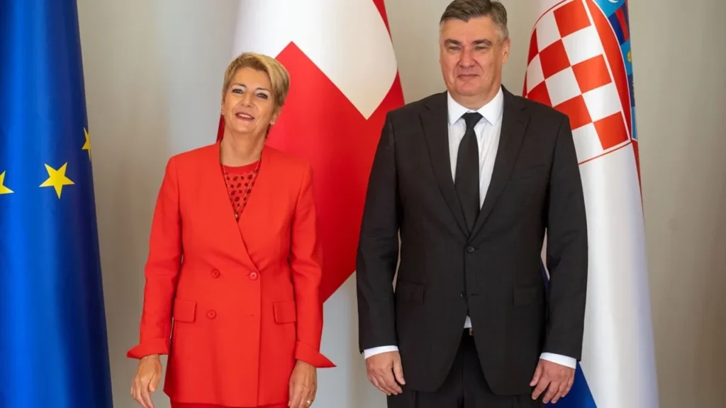 Keller‑Sutter Zagreb’de: Filistin Devleti’ni tanımak İsviçre için sürecin sonu olacaktır