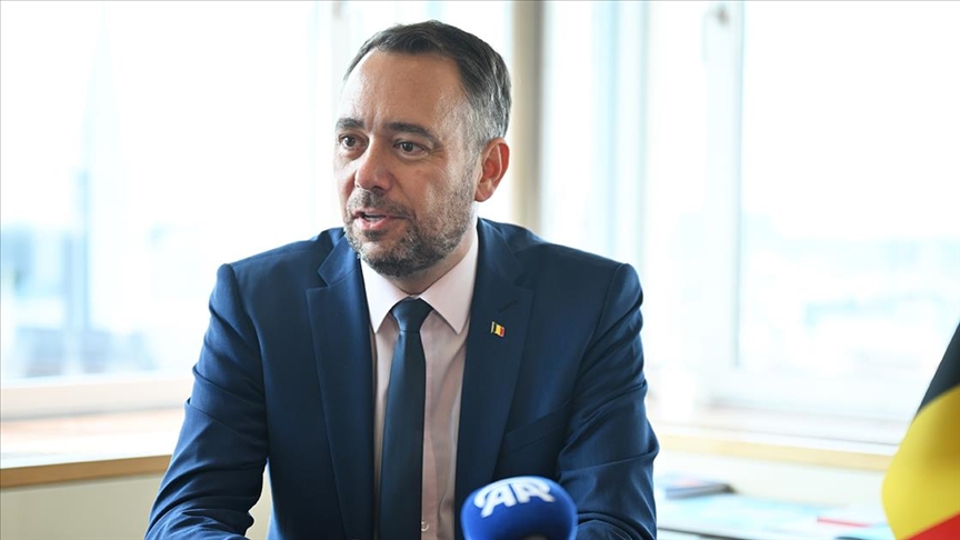 Belçika Dışişleri Bakanı Prevot, ülkesinin Filistin Devleti’ni tanıma kararının ardından AA’ya konuştu