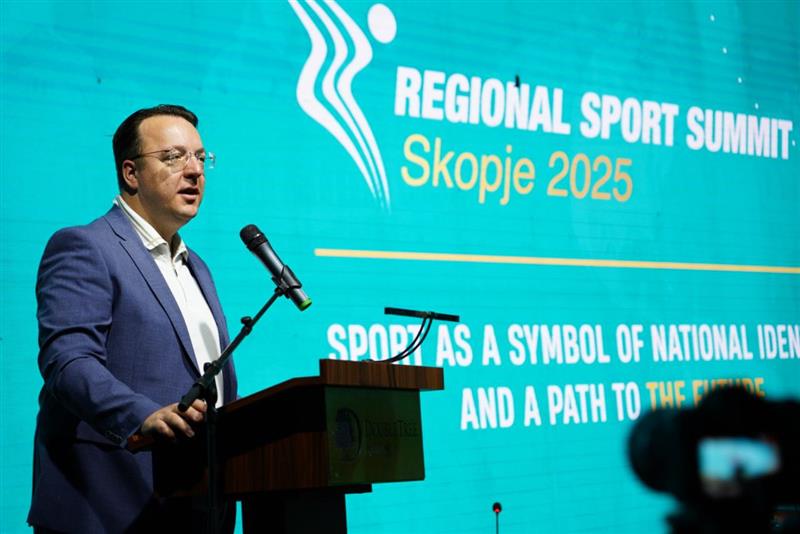 Nikoloski: Ülkenin her yerinde spor altyapısına yatırım yapıyoruz