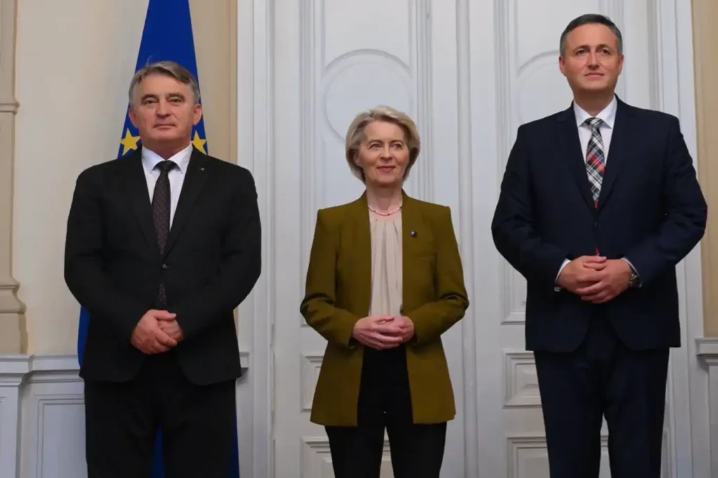 AK Başkanı von der Leyen: Bosna Hersek, AB’nin eşiğinde