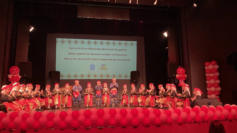 Yeni Yol Derneği, yıllık konserini Üsküp’te gerçekleştirdi