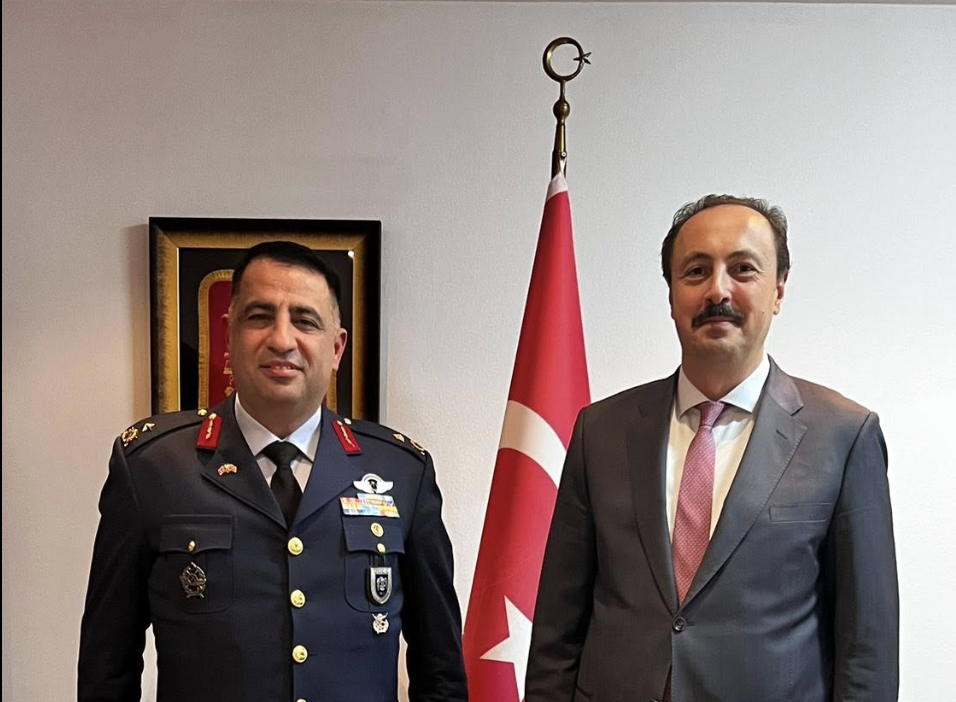 Tuğgeneral Erol Gökmen’den Üsküp Büyükelçisi Ulusoy’a Nezaket Ziyareti