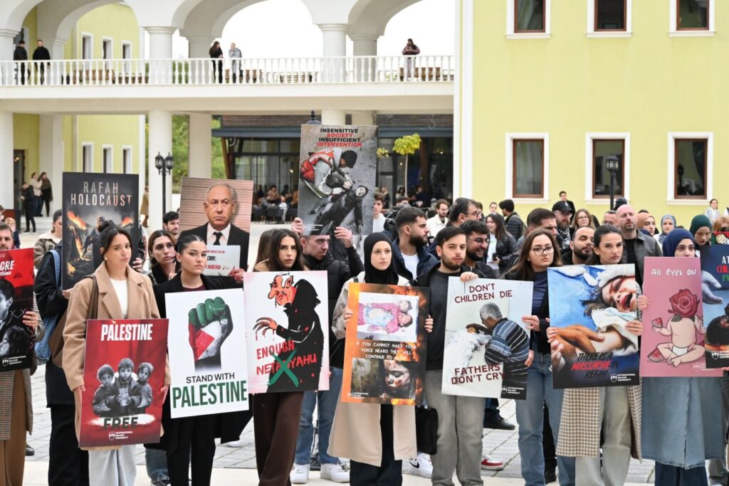 Uluslararası Balkan Üniversitesi’nden Filistin’e destek çağrısı