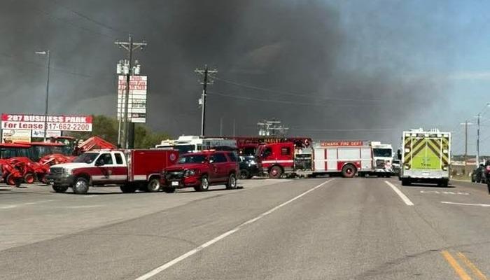 Teksas’ta uçak kazası! Ortalık yangın yerine döndü; can kayıpları var