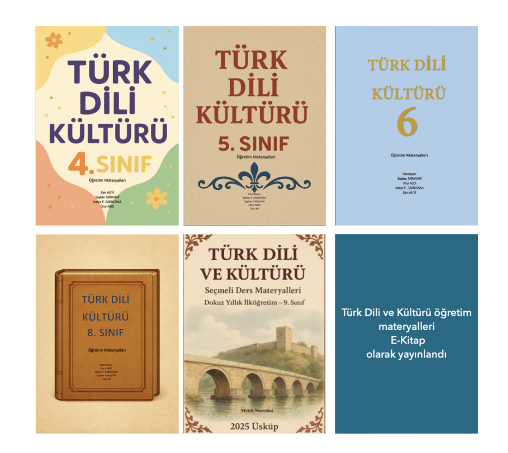 Türk Dili ve Kültürü öğretim materyalleri E-Kitap olarak yayınlandı