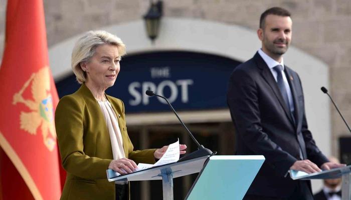 Leyen, Karadağ’ın 2028’de AB’nin 28. üyesi olabileceğini söyledi