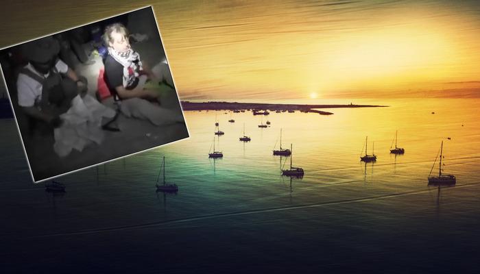 Dünyanın konuştuğu görüntü! İsrail’den Sumud Filosu’na saldırı… Baskın anı kamerada