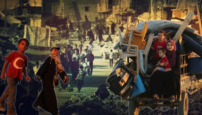 Gazze’ye dönüş! Ateşkes sonrası akın akın yollara düştüler, taş üstünde taş kalmamış…