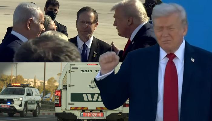 Son dakika | Uçaktan iner inmez koyu sohbet! İsrail’de yollar kapatıldı, Trump’ın ziyaretinden ilk kareler geldi