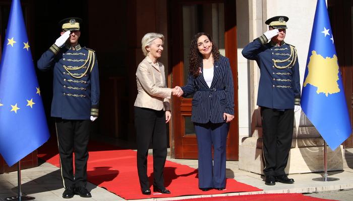 Kosova Cumhurbaşkanı Osmani, AB’den ülkesine uyguladığı cezai tedbirlerin kaldırılmasını talep etti