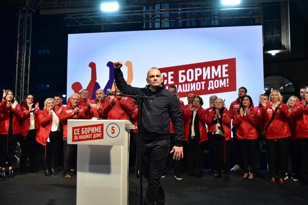 SDSM, seçim kampanyasını Kumanova’da sonlandırdı