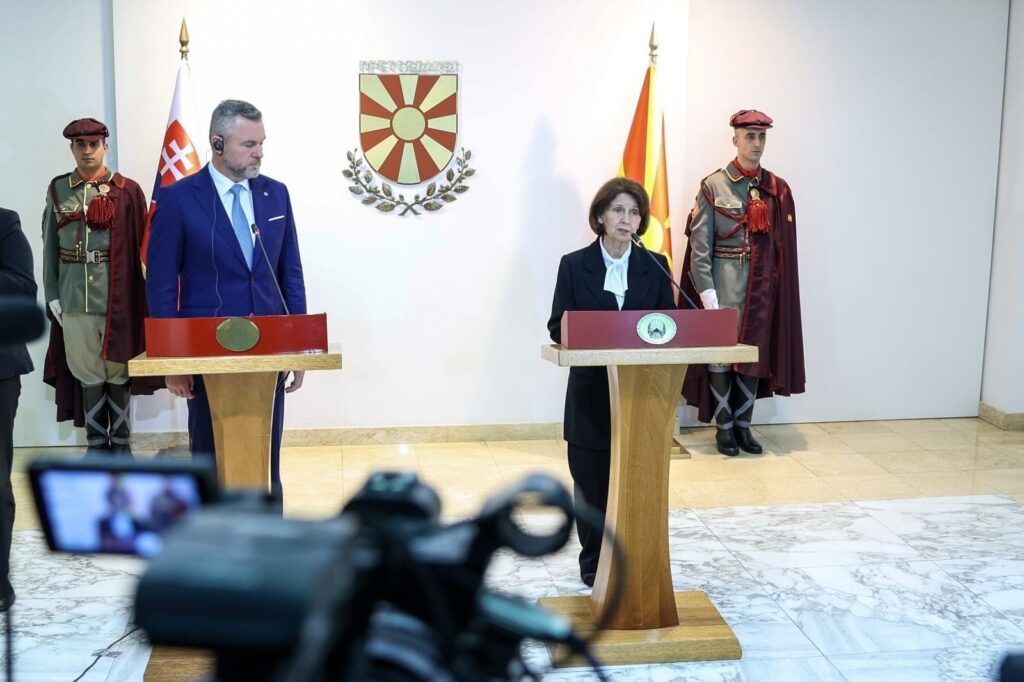 Cumhurbaşkanı Davkova: Slovakya, AB yolunda en sadık destekçilerimizden biri