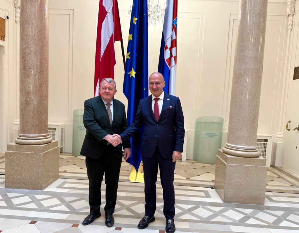 Hırvatistan Dışişleri Bakanı Radman, Danimarkalı mevkidaşı Rasmussen ile görüştü