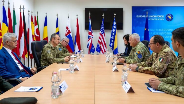 KFOR Komutanı Ulutaş, Bosna Hersek’teki EUFOR karargahını ziyaret etti