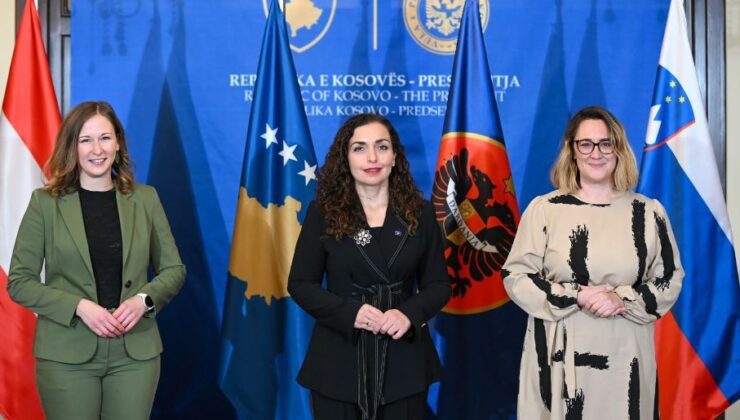 Kosova Cumhurbaşkanı Osmani, AB tedbirlerinin kaldırıması için Avusturya ve Slovenya’dan destek istedi