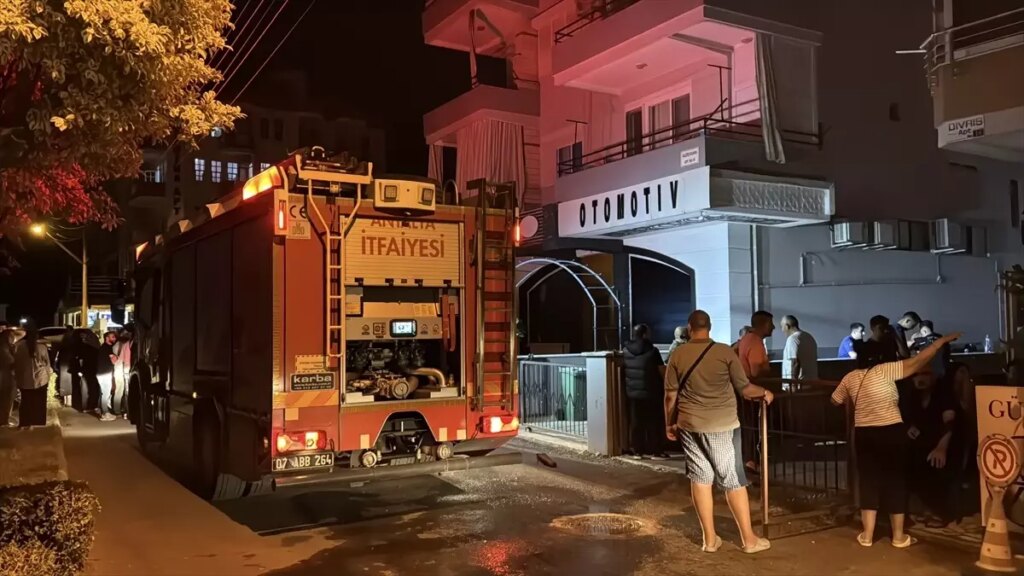 Alanya’da Yangın: 1 Ölü, 1 Yaralı