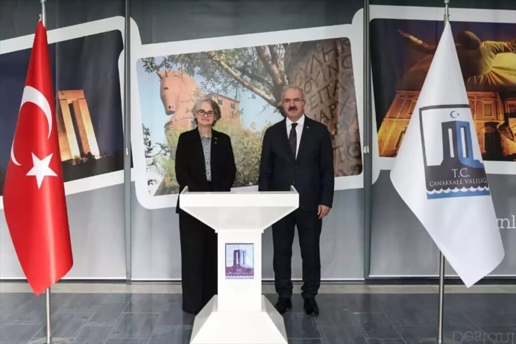 Avustralya’nın Yeni Büyükelçisinden Çanakkale Ziyareti