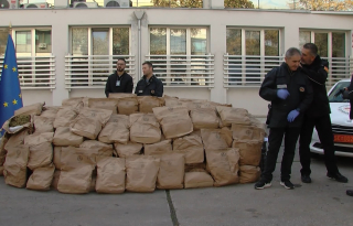 Makedonya’da Tabanovce Sınır Kapısı’nda 130 kilogram esrar ele geçirildi