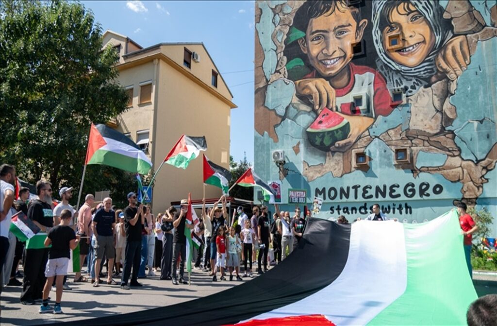 Karadağ’da Filistin’e Destek Gösterisi – Karadağ Media