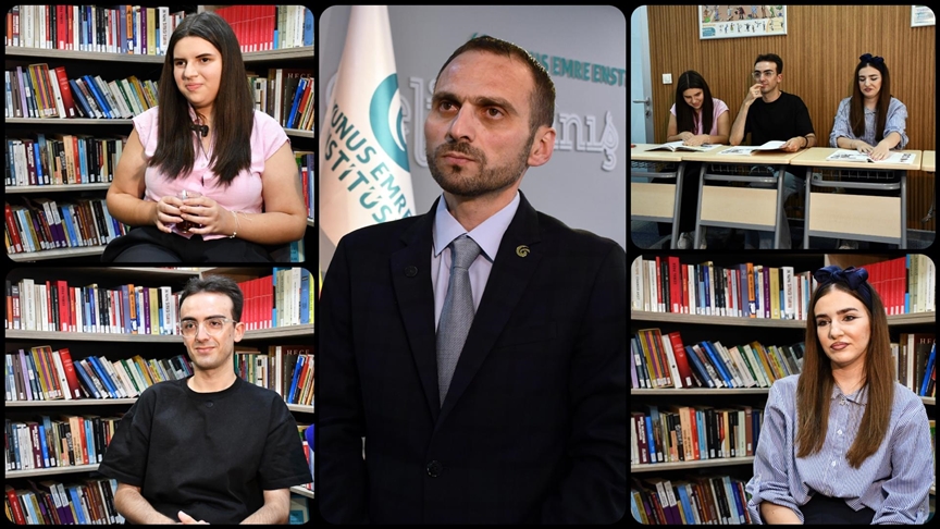 Kuzey Makedonya’daki Yunus Emre Enstitüsü, Türkçe öğretmeye devam ediyor