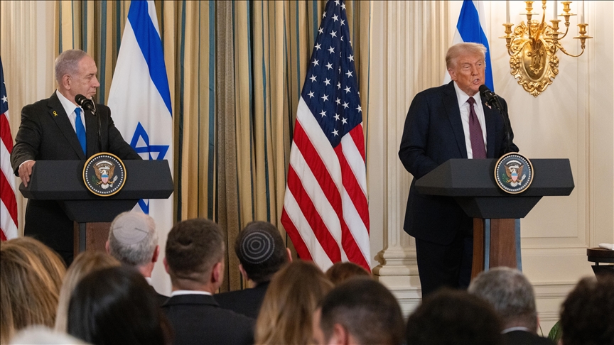 Trump, Netanyahu’nun yanında “Gazze’de savaş bitti” mesajını yineledi