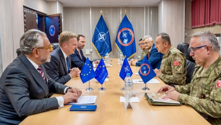 KFOR Komutanı Ulutaş, Sorensen ve Barbano ile görüştü