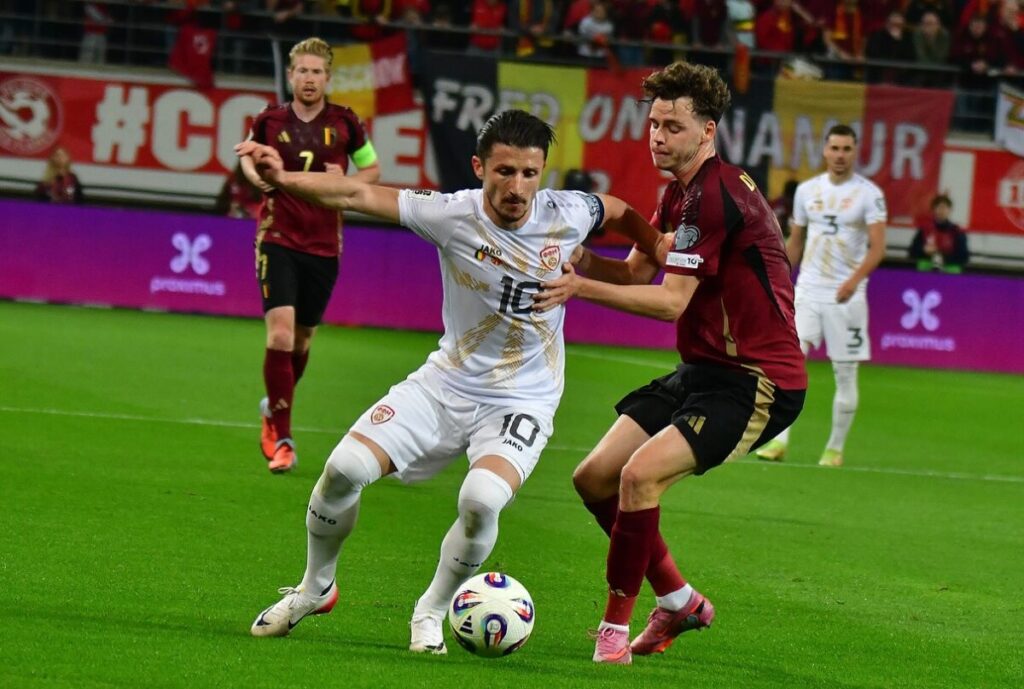 Kuzey Makedonya’dan Belçika’da tarihi puan