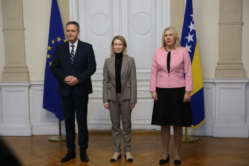 AB Dışişleri ve Güvenlik Politikası Yüksek Temsilcisi Kaja Kallas, Bosna-Hersek’te yetkililerle görüştü