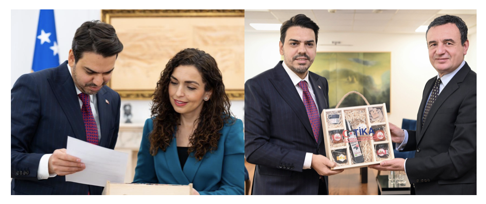 TİKA Başkanı Abdullah Eren, Cumhurbaşkanı  Osmani ve  Başbakan Kurti Tarafından Kabül Edildi