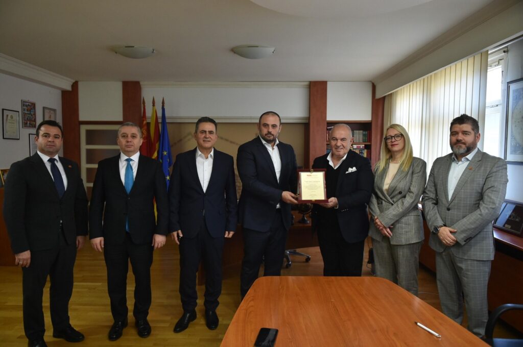 MATTO Heyetinden Üsküp Büyükşehir Belediye Başkanı’na Nezaket Ziyareti