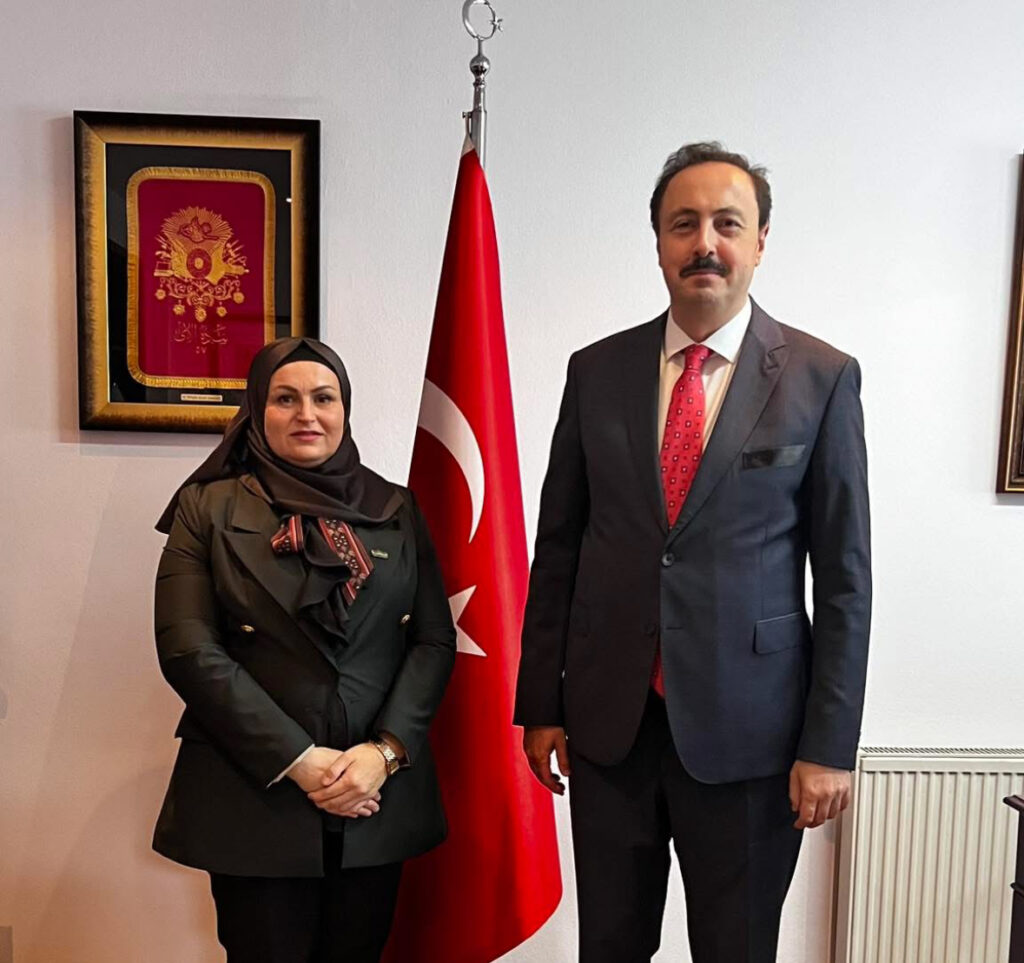 T.C. Üsküp Büyükelçisi Fatih Ulusoy, Milletvekili İmerlije Saliu Fetai ile Görüştü