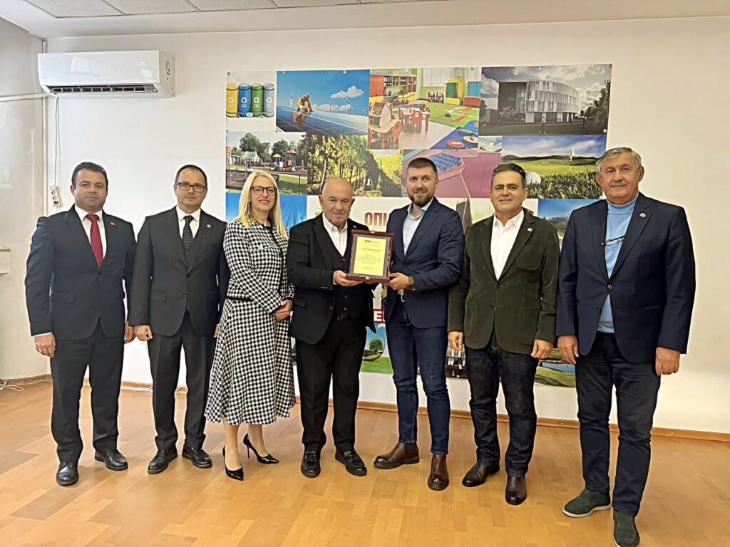 MATTO Heyetinden, Aerodrom Belediye Başkanı Deyan Miteski’ye Resmi Ziyaret