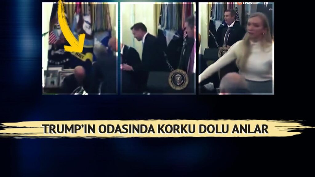 Kim olduğu muamma! Dr. Mehmet Öz anında müdahale etti: Donald Trump’ın odasındaki panik kamerada