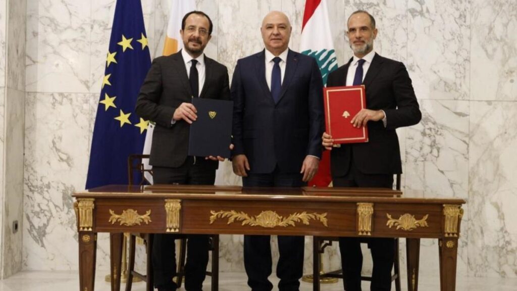 GKRY ile Lübnan arasında deniz sınırlarına ilişkin yaklaşık 20 yıllık anlaşmazlık sonlandı